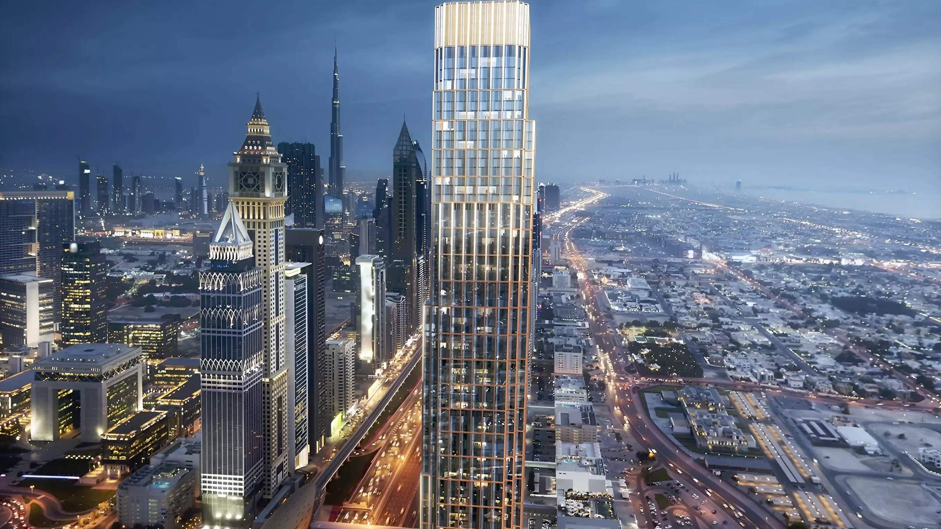 City Tower 1 on Sheikh Zayed Road