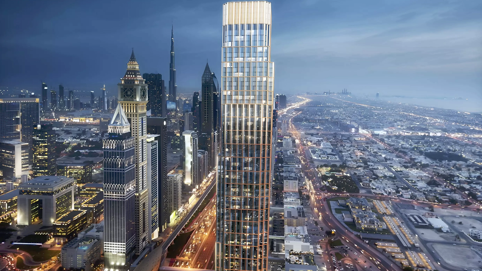 City Tower 1 on Sheikh Zayed Road